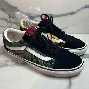 Vans Unisex Tie Dye Low Top Suede Leather Sneakers Men Sz 9 Women Sz 10.5